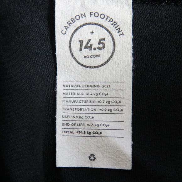 Allbirds Black Natural Leggings High Waist High Rise Leggings Medium - Picture 10 of 11